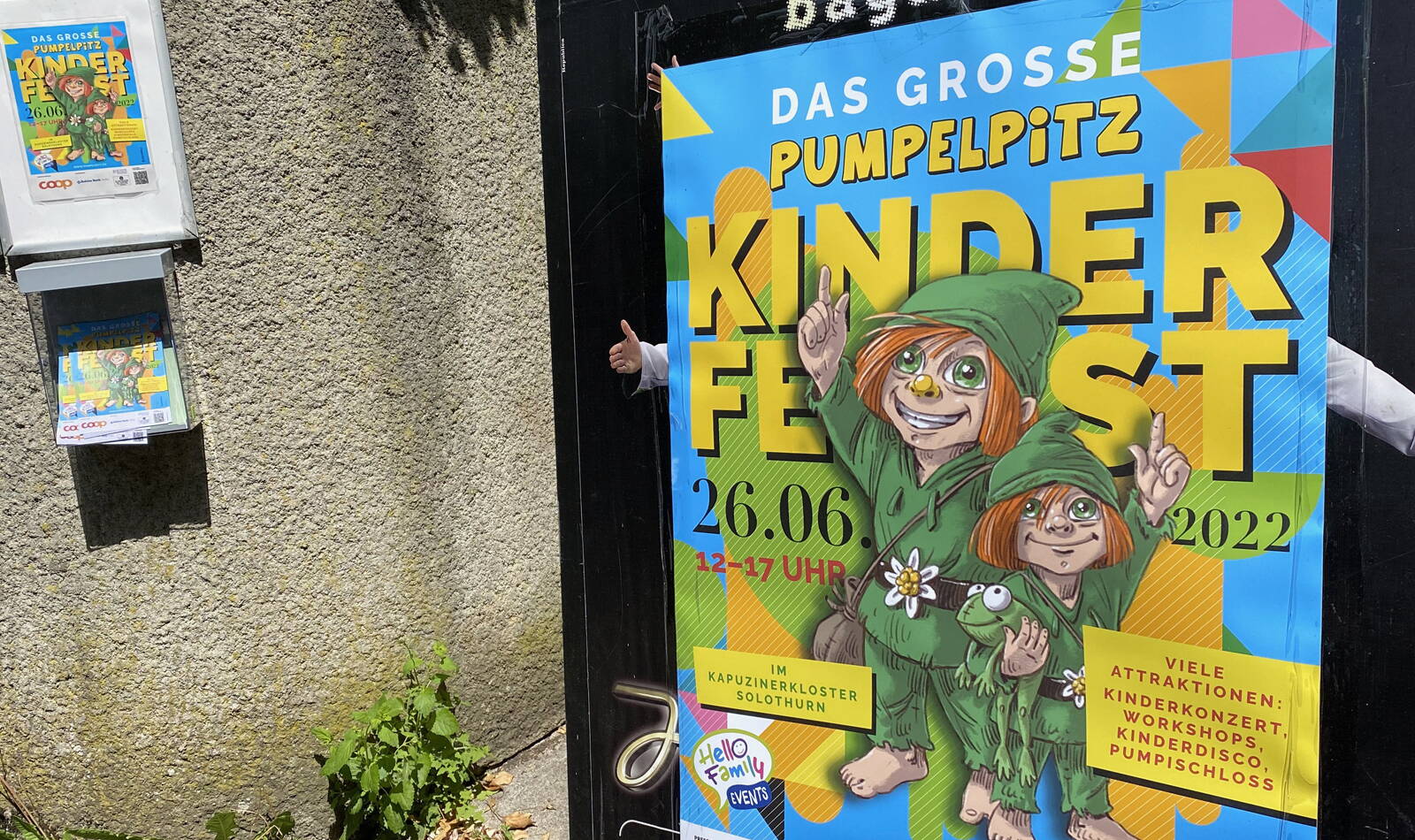 Pumpelpitz ufem Mond, Plakat und Flyer