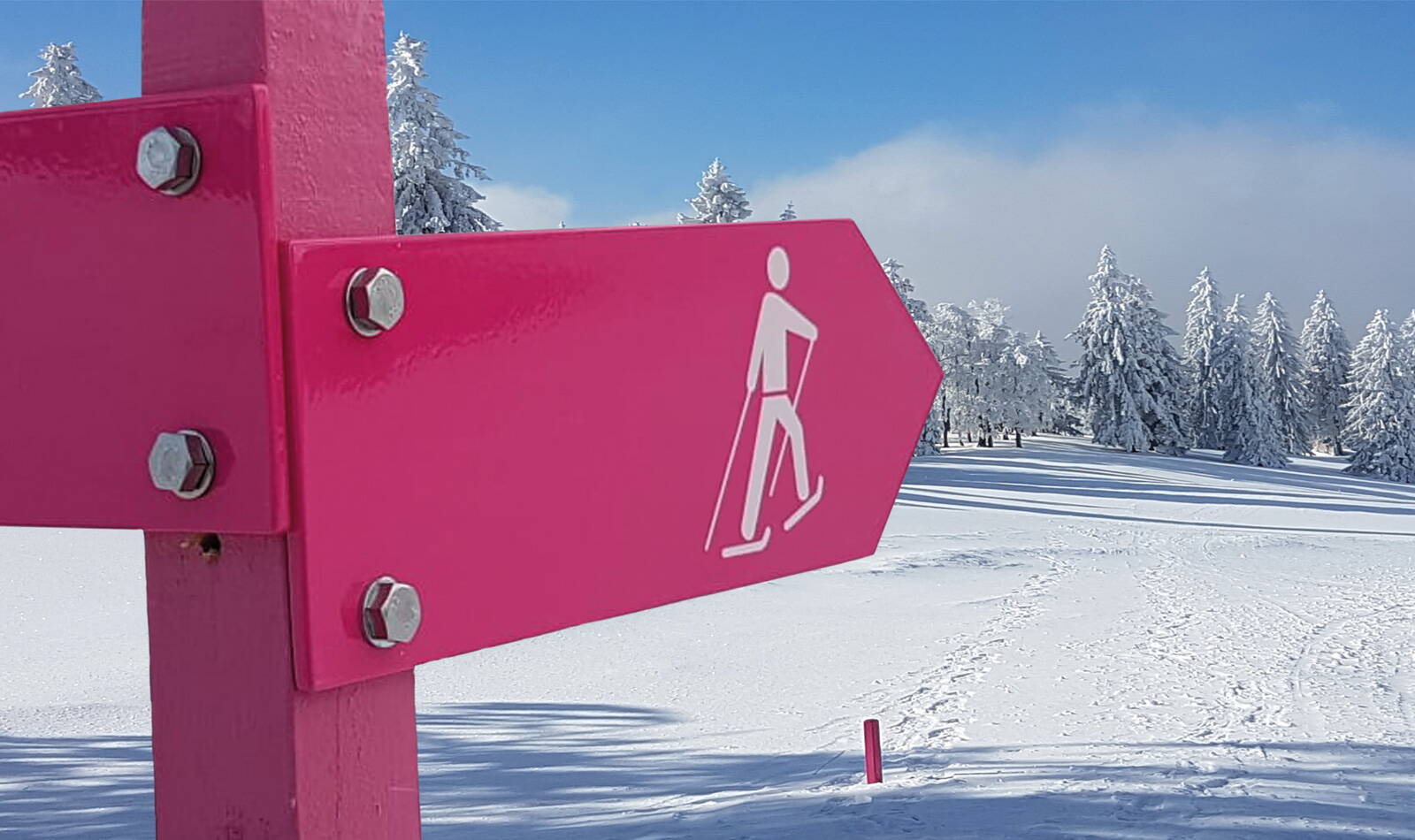 Grenchen Tourismus Informationstafel, Für Winterzauber