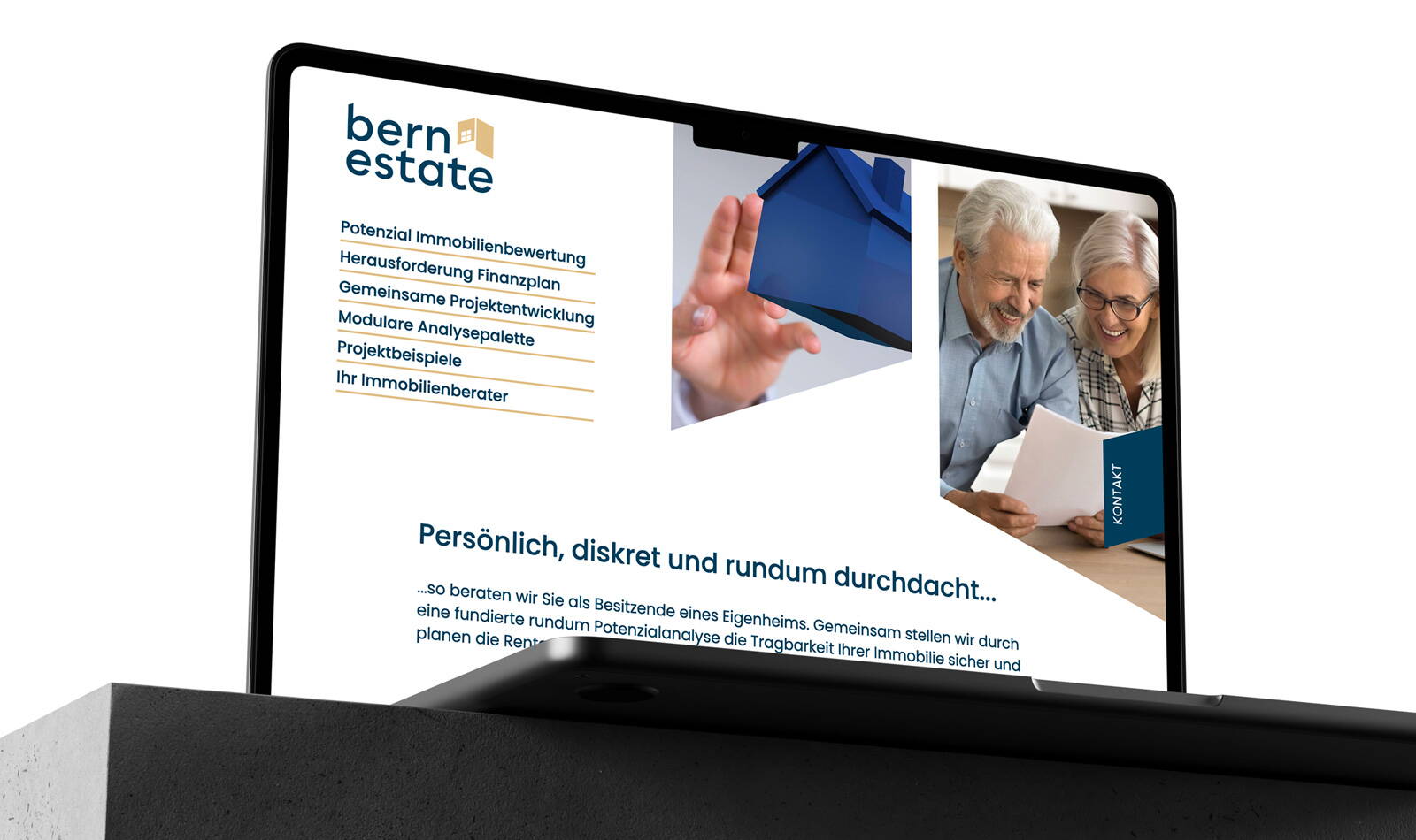 BernEstate Webseite, Für Immobilien